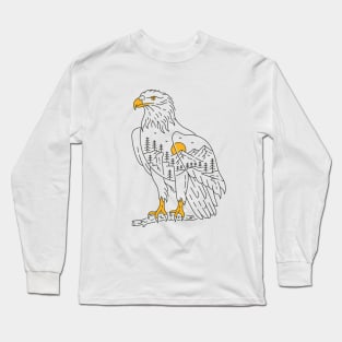 Wild Eagle and Wild Nature Long Sleeve T-Shirt